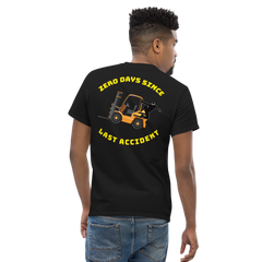 Forklift Ninja Zero Days Since Last Accident GY Classic tee