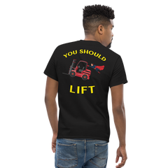 Forklift Superhero You Should Lift RY Classic tee