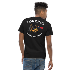 Forklift Superhero Forking Makes Me Happy GW Classic tee