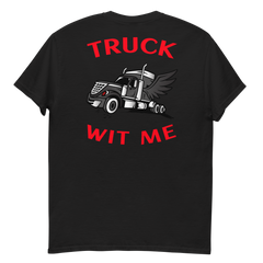 Angel Trucker Truck Wit Me BlkR Classic tee