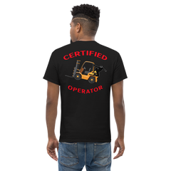 Forklift Ninja Certified Forklift Operator GR Classic tee