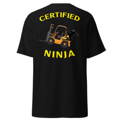 Forklift Ninja Certified Forklift Ninja GY Classic tee