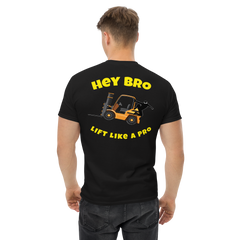 Forklift Ninja Hey Bro Lift Like a Pro GY Classic tee