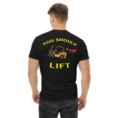 Forklift Superhero You Should Lift GY Classic tee