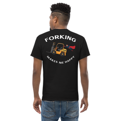 Forklift Superhero Forking Makes Me Happy GW Classic tee