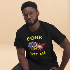 American Forklift Superhero Fork Wit Me GY Classic tee