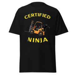 Forklift Ninja Certified Forklift Ninja GY Classic tee