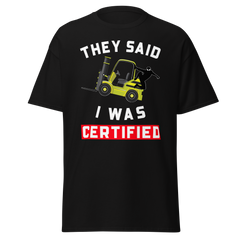 Forklift Ninja Forklift Certified YW Classic tee