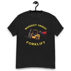 Forklift Superhero Whiskey Tango Forklift GY Classic tee