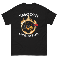 Forklift Superhero in Flames Smooth Operator GW Classic tee