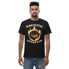 Forklift Superhero in Flames Smooth Operator GW Classic tee