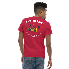 Forklift Superhero Forking Makes Me Happy GW Classic tee