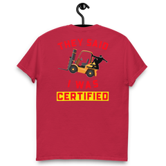 Forklift Ninja Forklift Certified GR Classic tee