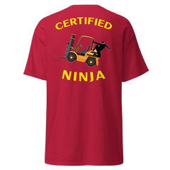 Forklift Ninja Certified Forklift Ninja GY Classic tee