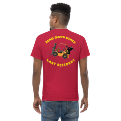 Forklift Ninja Zero Days Since Last Accident GY Classic tee