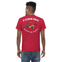 Forklift Superhero Forking Makes Me Happy GW Classic tee