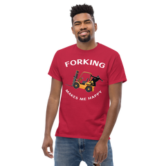 Forklift Ninja Forking Makes Me Happy GW Classic T-Shirt