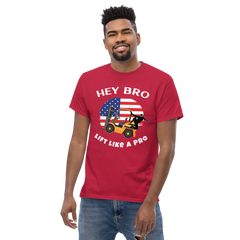 American Forklift Ninja, Hey Bro Lift Like a Pro GW Classic tee