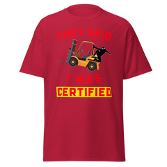 Forklift Ninja Forklift Certified GR Classic tee