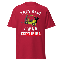 Forklift Ninja Forklift Certified YW Classic tee