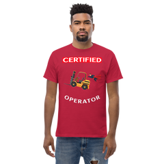 Forklift Superhero Certified Forklift Operator GW Classic tee