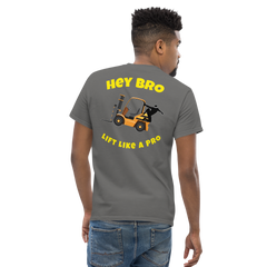 Forklift Ninja Hey Bro Lift Like a Pro GY Classic tee