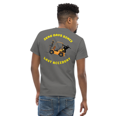 Forklift Ninja Zero Days Since Last Accident GY Classic tee