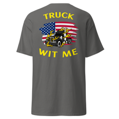 American Trucker Truck Wit Me BlkY Classic tee