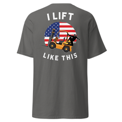 American Forklift Ninja I Lift Like This GW Classic tee