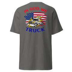 American Trucker in Flames In God WE Truck RWB Classic tee