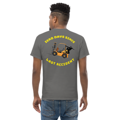 Forklift Ninja Zero Days Since Last Accident GY Classic tee