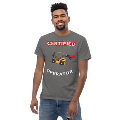 Forklift Superhero Certified Forklift Operator GW Classic tee