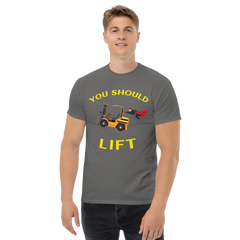 Forklift Superhero You Should Lift GY Classic tee