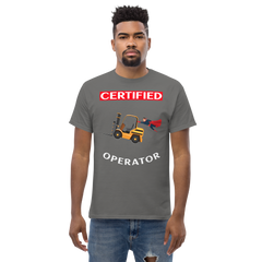 Forklift Superhero Certified Forklift Operator GW Classic tee