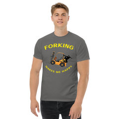 Forklift Ninja, Forking Makes Me Happy GY Classic tee