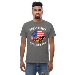 American Forklift Ninja, Hey Bro Lift Like a Pro GW Classic tee