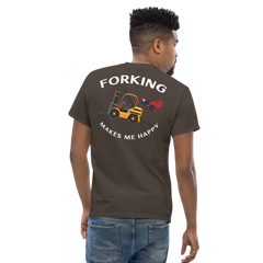 Forklift Superhero Forking Makes Me Happy GW Classic tee