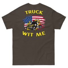 American Trucker Truck Wit Me BlkY Classic tee