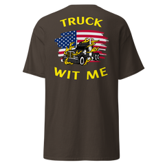 American Trucker Truck Wit Me BlkY Classic tee