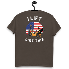 American Forklift Ninja I Lift Like This GW Classic tee