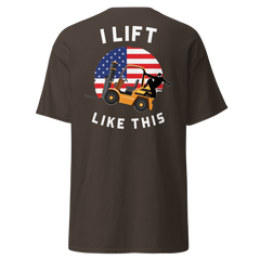 American Forklift Ninja I Lift Like This GW Classic tee