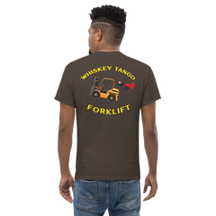 Forklift Superhero Whiskey Tango Forklift GY Classic tee