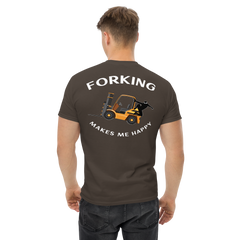 Forklift Ninja Forking Makes Me Happy GW Classic tee