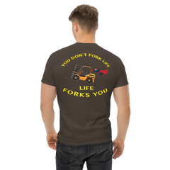 Forklift Superhero, You Don't Fork Life, Life Forks You GY Classic tee