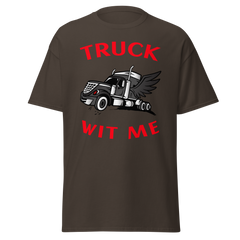Angel Trucker Truck Wit Me BlkR Classic tee