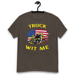 American Trucker Truck Wit Me BlkY Classic tee