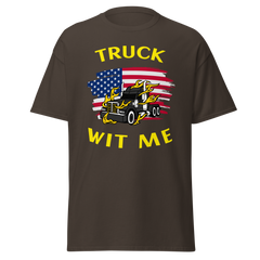 American Trucker Truck Wit Me BlkY Classic tee