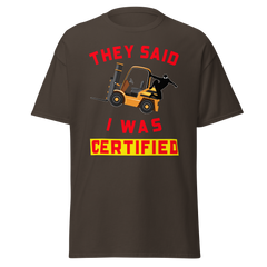 Forklift Ninja Forklift Certified GR Classic tee