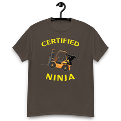 Forklift Ninja Certified Forklift Ninja GY Classic tee