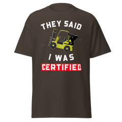 Forklift Ninja Forklift Certified YW Classic tee